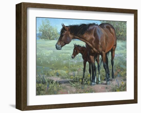 Watchful Eye-Jack Sorenson-Framed Art Print