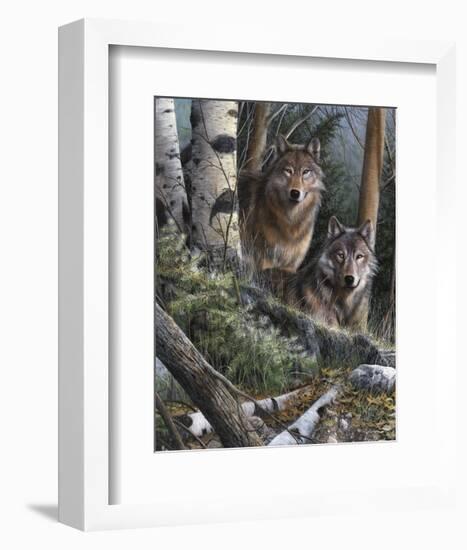 Watchful Eyes-Kevin Daniel-Framed Art Print