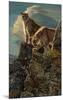 Watchful Sentry (Mountain Lions)-Kalon Baughan-Mounted Giclee Print