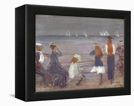 Watching Cowes Regatta, 1892-Philip Wilson Steer-Framed Premier Image Canvas