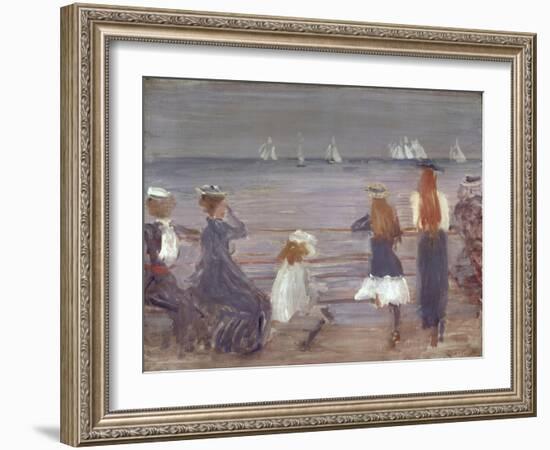 Watching Cowes Regatta, 1892-Philip Wilson Steer-Framed Giclee Print