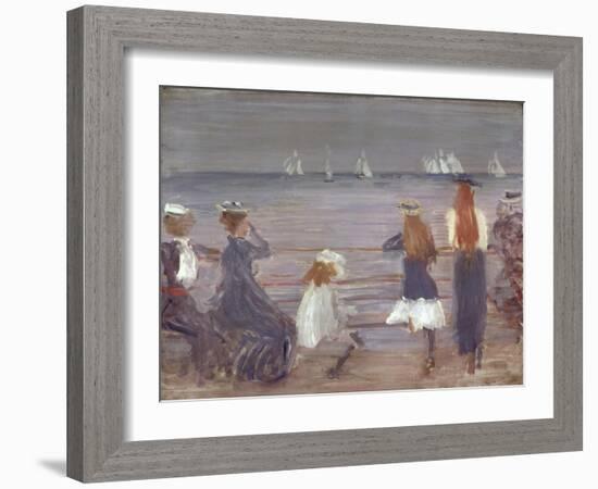 Watching Cowes Regatta, 1892-Philip Wilson Steer-Framed Giclee Print