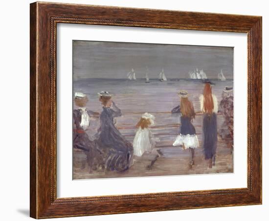 Watching Cowes Regatta, 1892-Philip Wilson Steer-Framed Giclee Print