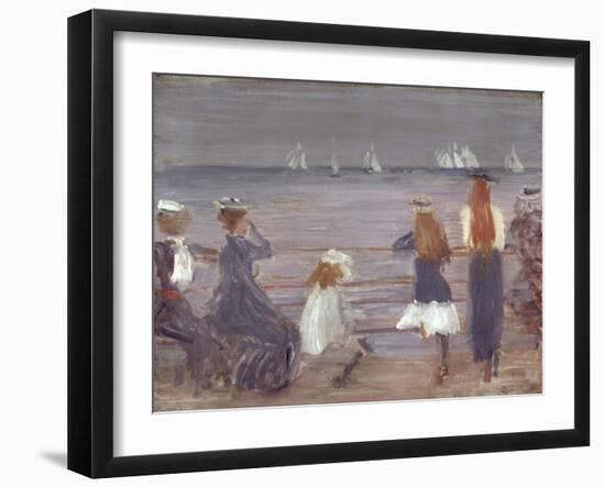 Watching Cowes Regatta, 1892-Philip Wilson Steer-Framed Giclee Print