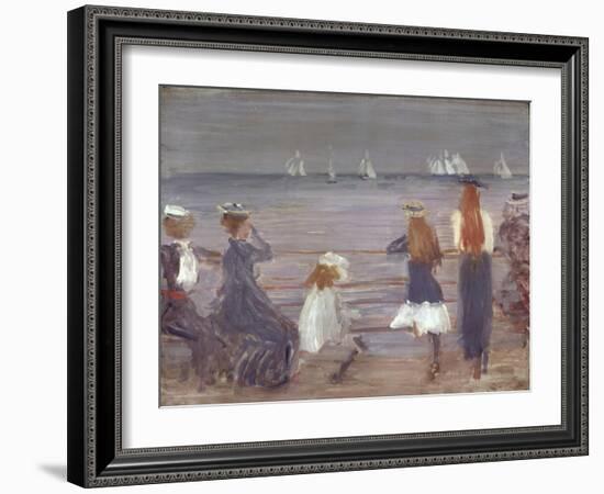 Watching Cowes Regatta, 1892-Philip Wilson Steer-Framed Giclee Print