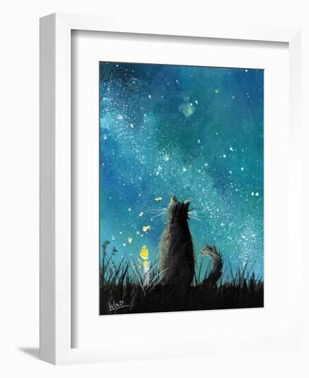 Watching Felis 2-Ronald West-Framed Art Print