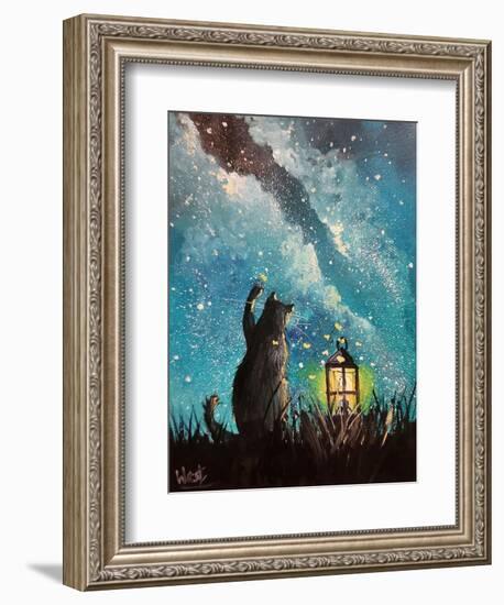 Watching Felis 4-Ronald West-Framed Art Print