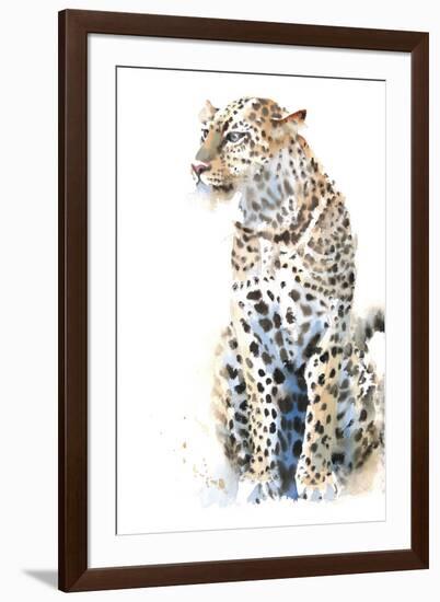 Watching Leopard-Hazel Soan-Framed Giclee Print