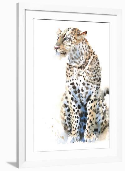 Watching Leopard-Hazel Soan-Framed Giclee Print
