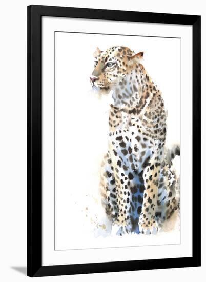 Watching Leopard-Hazel Soan-Framed Giclee Print