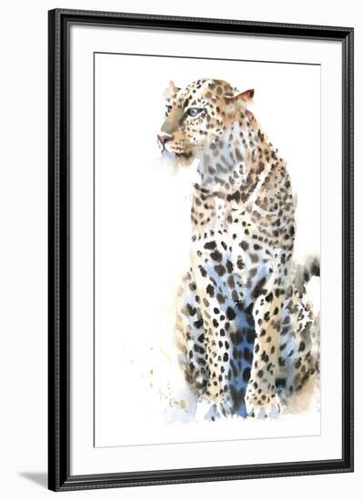 Watching Leopard-Hazel Soan-Framed Giclee Print