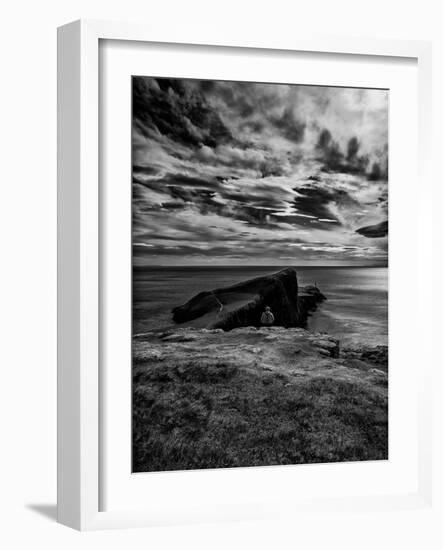 Watching Neist Point-Rory Garforth-Framed Photographic Print
