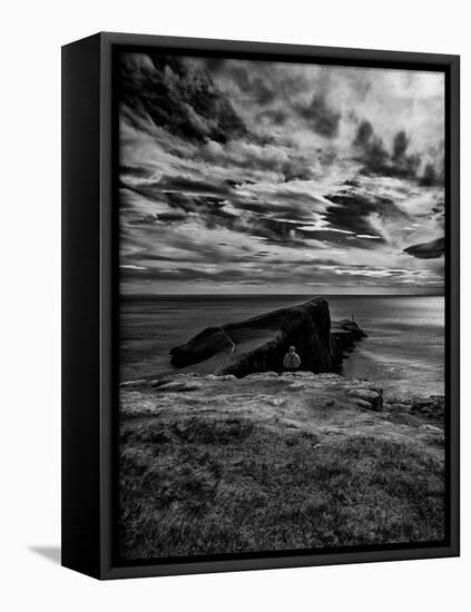 Watching Neist Point-Rory Garforth-Framed Premier Image Canvas