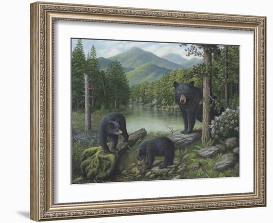 Watching the Cubs Play-Robert Wavra-Framed Giclee Print