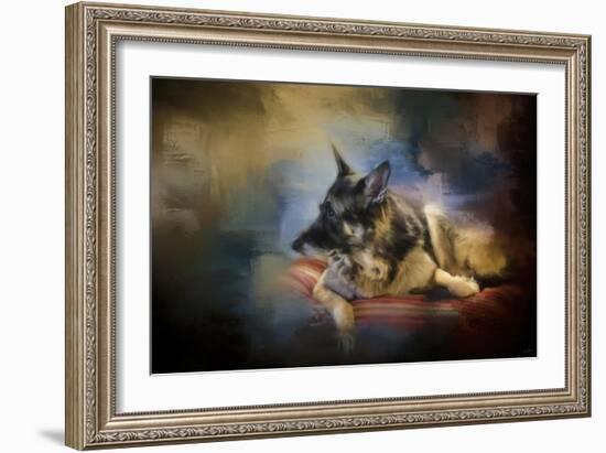 Watching the Drama-Jai Johnson-Framed Giclee Print