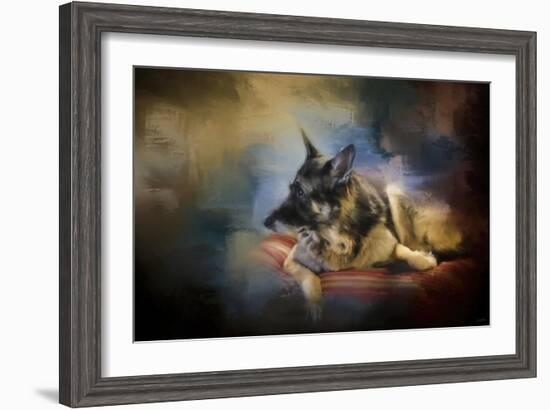 Watching the Drama-Jai Johnson-Framed Giclee Print