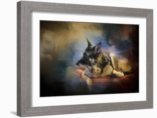 Watching the Drama-Jai Johnson-Framed Giclee Print