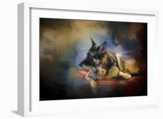 Watching the Drama-Jai Johnson-Framed Giclee Print