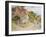 Watching the Ducks (Pencil and W/C on Paper)-William Stephen Coleman-Framed Giclee Print