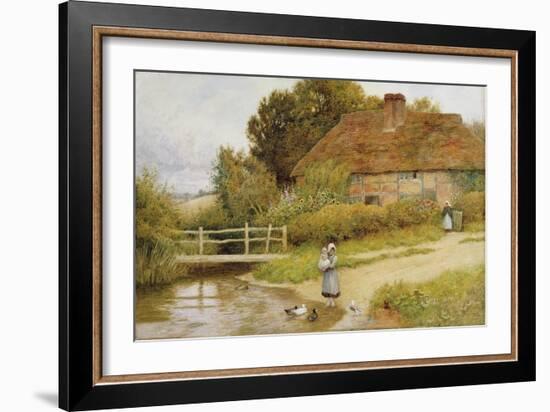 Watching the Ducks-Arthur Claude Strachan-Framed Giclee Print