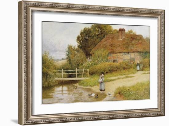 Watching the Ducks-Arthur Claude Strachan-Framed Giclee Print