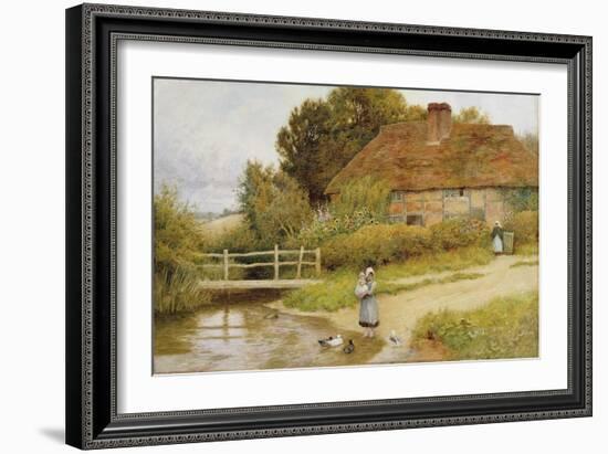 Watching the Ducks-Arthur Claude Strachan-Framed Giclee Print