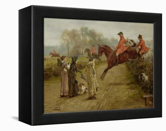 Watching the Hunt, 1895-George Goodwin Kilburne-Framed Premier Image Canvas