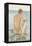 Watching the Sea (Pencil & W/C on Paper)-Henry Scott Tuke-Framed Premier Image Canvas