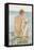 Watching the Sea (Pencil & W/C on Paper)-Henry Scott Tuke-Framed Premier Image Canvas