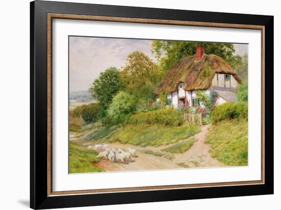 Watching the Sheep-Arthur Claude Strachan-Framed Giclee Print