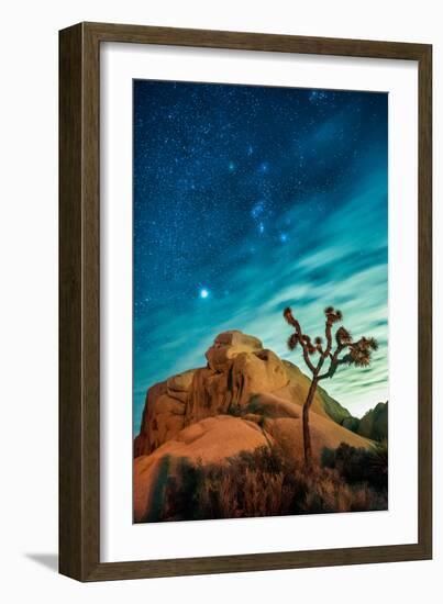 Watching The Stars Dance In Joshua Tree National Park-Daniel Kuras-Framed Photographic Print