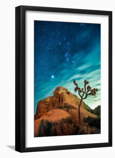 Watching The Stars Dance In Joshua Tree National Park-Daniel Kuras-Framed Photographic Print