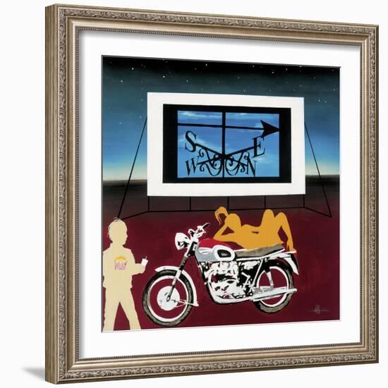 Watching Where We're Going-Kc Haxton-Framed Art Print