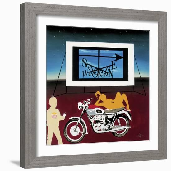 Watching Where We're Going-Kc Haxton-Framed Art Print