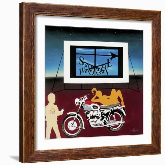 Watching Where We're Going-Kc Haxton-Framed Art Print