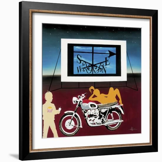 Watching Where We're Going-Kc Haxton-Framed Art Print