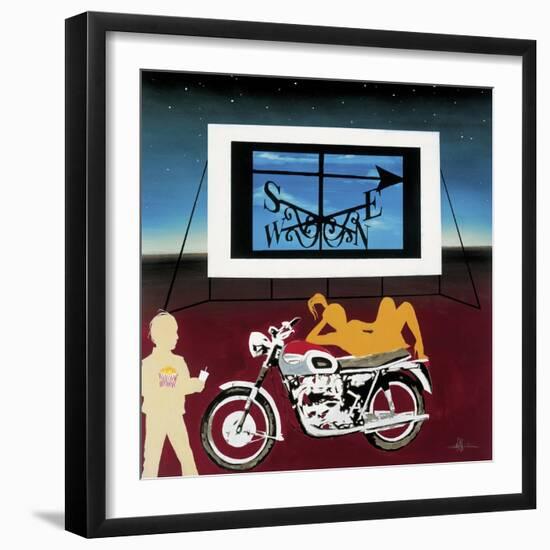 Watching Where We're Going-Kc Haxton-Framed Art Print