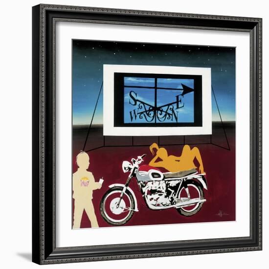 Watching Where We're Going-Kc Haxton-Framed Art Print