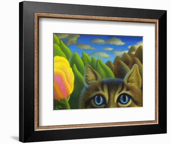 Watching-Chris Miles-Framed Art Print