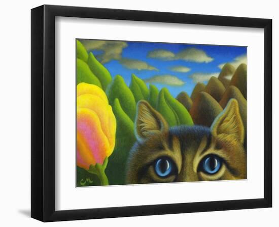 Watching-Chris Miles-Framed Art Print