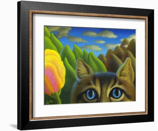 Watching-Chris Miles-Framed Art Print