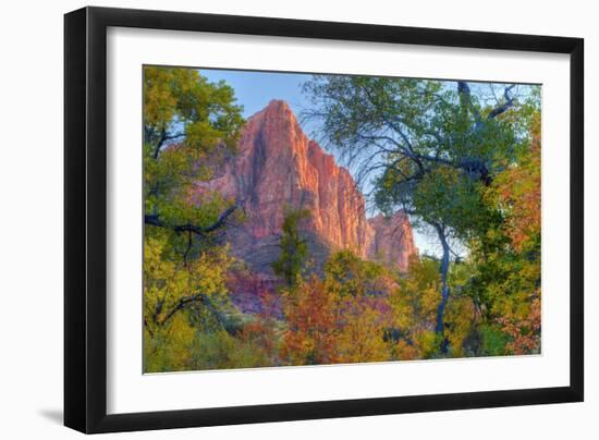 Watchman and Fall Frame-Vincent James-Framed Photographic Print