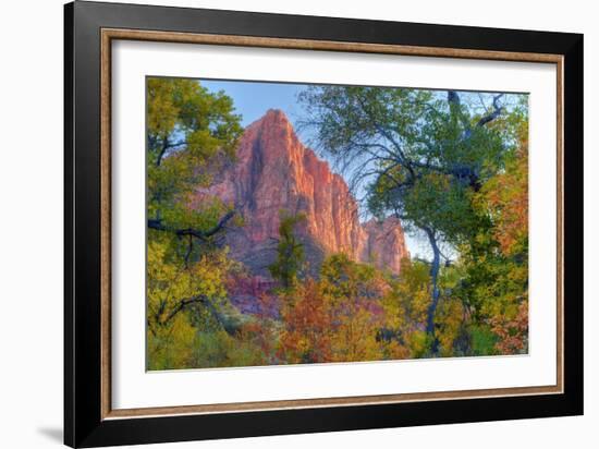 Watchman and Fall Frame-Vincent James-Framed Photographic Print