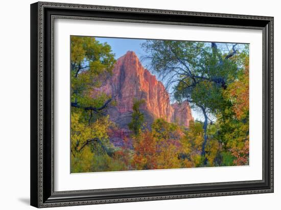 Watchman and Fall Frame-Vincent James-Framed Photographic Print