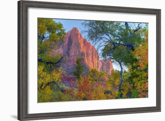 Watchman and Fall Frame-Vincent James-Framed Photographic Print