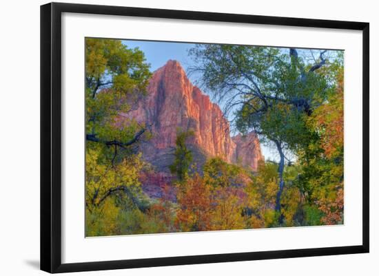 Watchman and Fall Frame-Vincent James-Framed Photographic Print