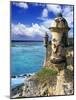 Watchtower, Fort San Felipe Del Morro, San Juan, Puerto Rico, USA, Caribbean-Miva Stock-Mounted Photographic Print