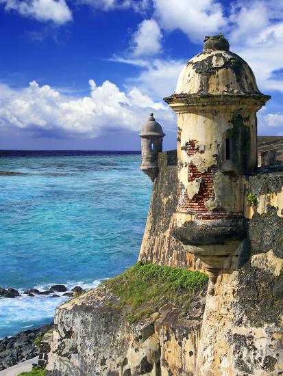 Watchtower Fort San Felipe Del Morro San Juan Puerto Rico Usa Caribbean Photographic Print Miva Stock Art Com Watchtower Fort San Felipe Del Morro San Juan Puerto Rico Usa Caribbean Photographic Print Miva Stock Art Com