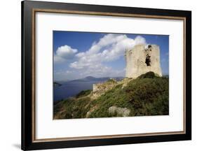 Watchtower in Porto Conte, Sardinia, Italy-null-Framed Photographic Print