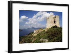 Watchtower in Porto Conte, Sardinia, Italy-null-Framed Photographic Print
